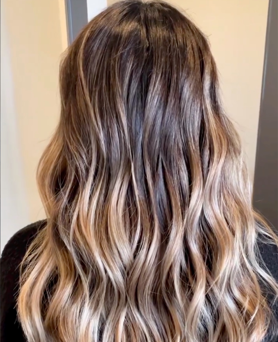 Lived-in blonde highlights